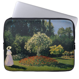 Vrouw in de tuin - Claude Monet Laptop Sleeve