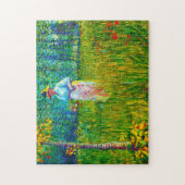 Vrouw in de tuin door Vincent Van Gogh Legpuzzel (Verticaal)