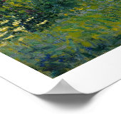 Vrouw in de tuin (olie op doek) poster (Hoek)