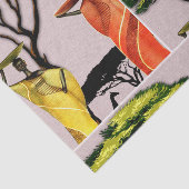 Vrouw in de tuin tissuepapier (Detail)