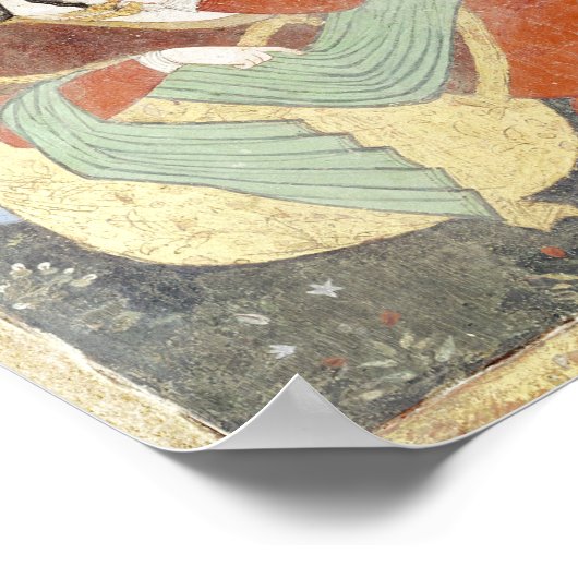 Vrouw in de tuin van Shah Abbas I Poster (Hoek)