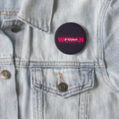 Vrouw in de wetenschap ronde button 5,7 cm (In situ)