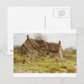 Vrouw in Dorset Cottage Deway Briefkaart (Voorkant / Achterkant)