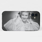 Vrouw in Dress 2 Case-Mate iPhone Case (Achterkant (horizontaal))