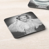 Vrouw in Dress 2 Onderzetter (Linkerzijde)