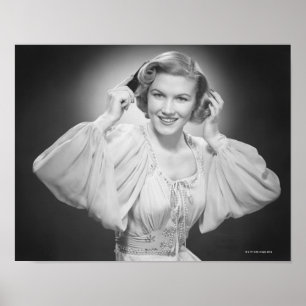 Vrouw in Dress 2 Poster