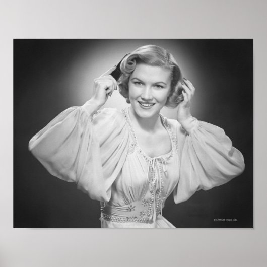 Vrouw in Dress 2 Poster (Voorkant)