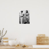 Vrouw in een Bikini Een Ticket krijgen Poster (Keuken)