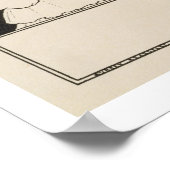 Vrouw in een boekwinkel, ontwerp voor een 'Gele Bo Poster (Hoek)