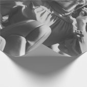  vrouw in een cabriolet cadeaupapier (Hoek)