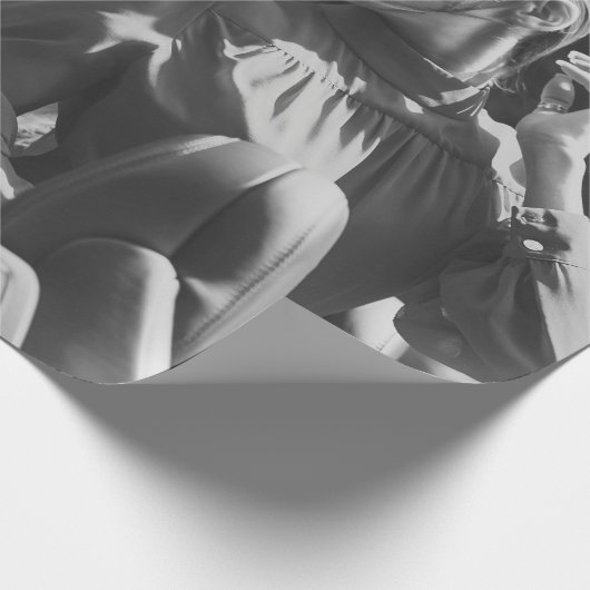  vrouw in een cabriolet cadeaupapier (Hoek)