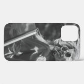  vrouw in een cabriolet Case-Mate iPhone case (Achterkant (horizontaal))