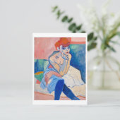 Vrouw in een Chemise Andre Derain | Briefkaart (Staand voorkant)