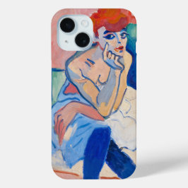 Vrouw in een Chemise Andre Derain | iPhone 15 Case
