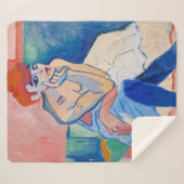 Vrouw in een Chemise Andre Derain | Sherpa Deken (Voorkant (horizontaal))