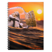 Vrouw in een fles notitieboek (Voorkant)