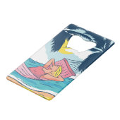 Vrouw in een Hammock bij Beach Creditkaart Flessenopener (Voorkant Gekanteld)