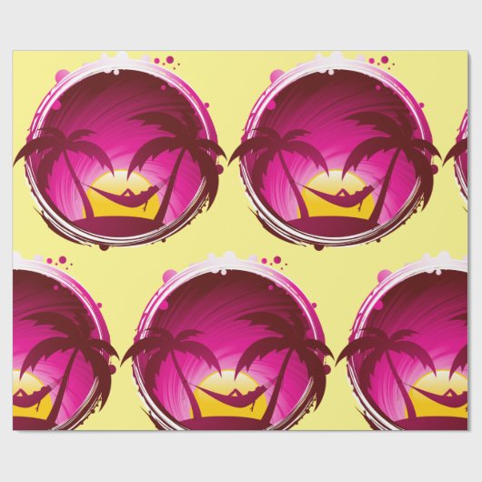 Vrouw in een Hammock Cadeaupapier (Vlak)