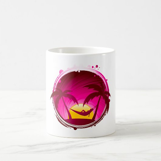 Vrouw in een Hangmat Koffiemok