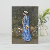 Vrouw in een kimono | Walter Crane Kaart (Staand voorkant)