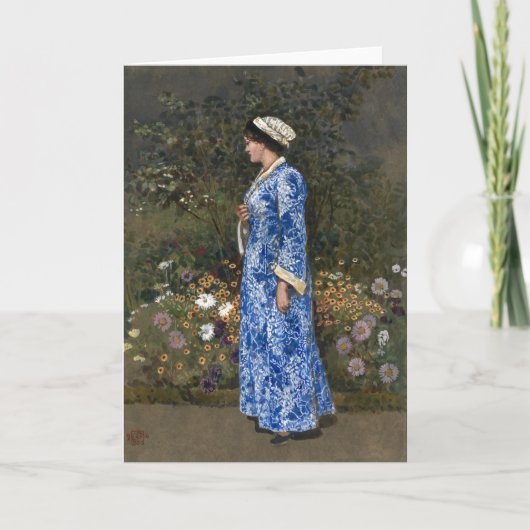 Vrouw in een kimono | Walter Crane Kaart (Voorkant)