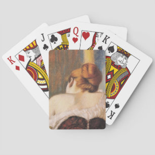 Vrouw in een korset (door Federico Zandomeneghi) Pokerkaarten