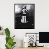 Vrouw in een oud Grieks kostuum 1920 Poster (Thuiskantoor)