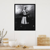 Vrouw in een oud Grieks kostuum 1920 Poster (Keuken)