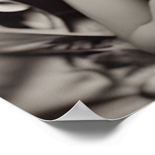 Vrouw in een Poster met een gasmasker (Hoek)