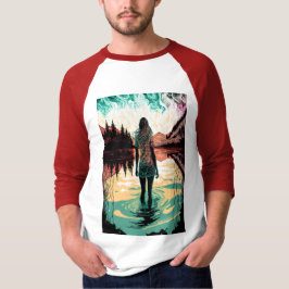 Vrouw in een psychedelisch meer T-shirt | Trippy 4