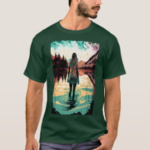 Vrouw in een psychedelische meer-shirt | Trippy 2