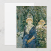 Vrouw in een tuin | Berthe Morisot (Voorkant / Achterkant)