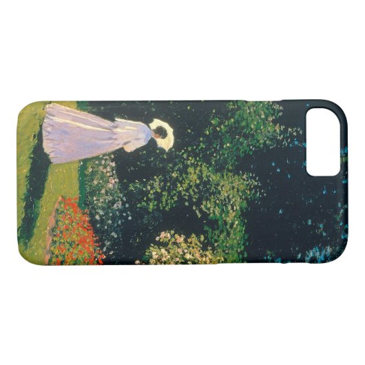 Vrouw in een tuin, Monet Case-Mate iPhone Case (Achterkant (Horizontaal))