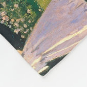 Vrouw in een tuin, Monet Fleece Deken (Hoek)