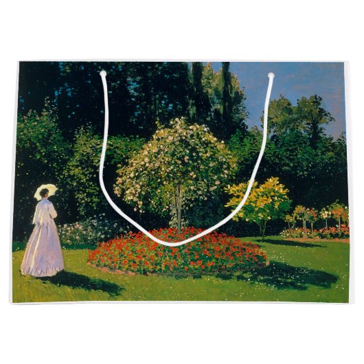 Vrouw in een tuin, Monet Groot Cadeauzakje (Voorkant)