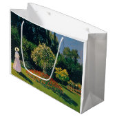 Vrouw in een tuin, Monet Groot Cadeauzakje (Voorkant Gekanteld)