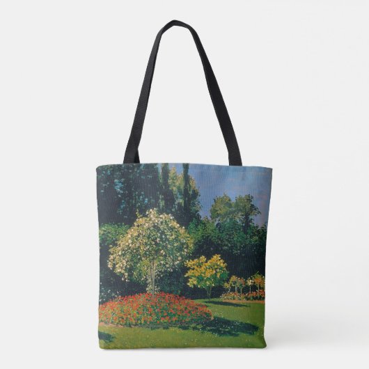 Vrouw in een tuin, Monet Tote Bag (Achterkant)