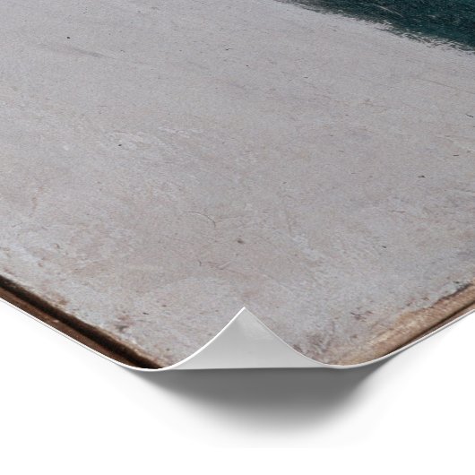 Vrouw in een zwart Pet Poster (Hoek)