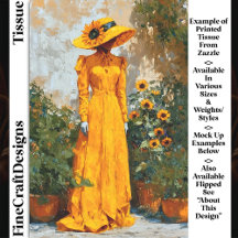 Vrouw in Geel met Zonnebloem Pet DT1R Decoupage