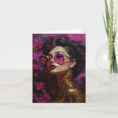 Vrouw in Goud, Alle gelegenheden Kaart (Voorkant)