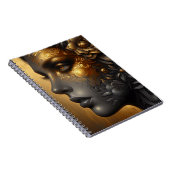  vrouw in goud etherisch notitieboek (Rechterzijde)