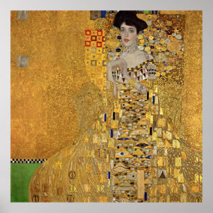 Vrouw in goud – Klimt Iconisch Portret Poster