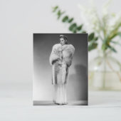 Vrouw in Gown 2 Briefkaart (Staand voorkant)