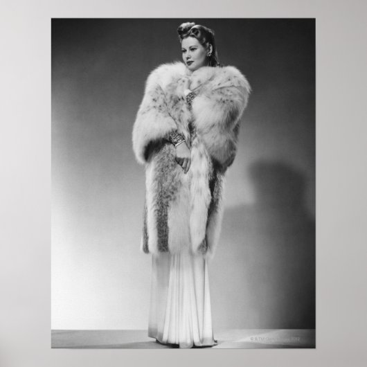 Vrouw in Gown 2 Poster (Voorkant)