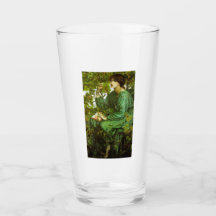 Vrouw in Green (The Day Dream) (door D.G. Rosetti)
