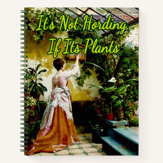 Vrouw in Greenhouse door Otto Eerelman Notitieboek (Voorkant)