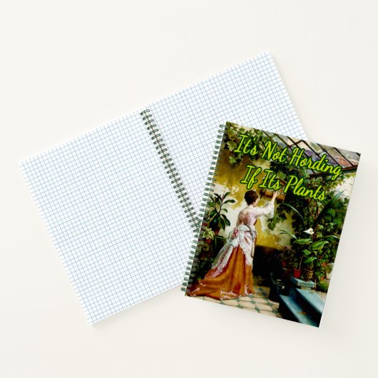 Vrouw in Greenhouse door Otto Eerelman Notitieboek (Binnen)