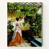 Vrouw in Greenhouse door Otto Eerelman Notitieboek (Achterkant)