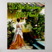 Vrouw in Greenhouse door Otto Eerelman Poster (Voorkant)