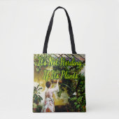 Vrouw in Greenhouse door Otto Eerelman Tote Bag (Voorkant)
